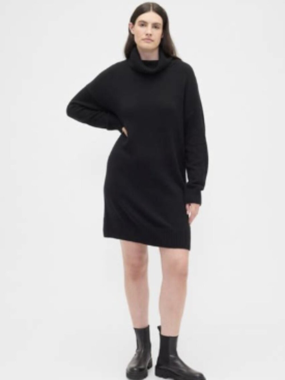 Gap CashSoft Oversized Mini Sweater Dress